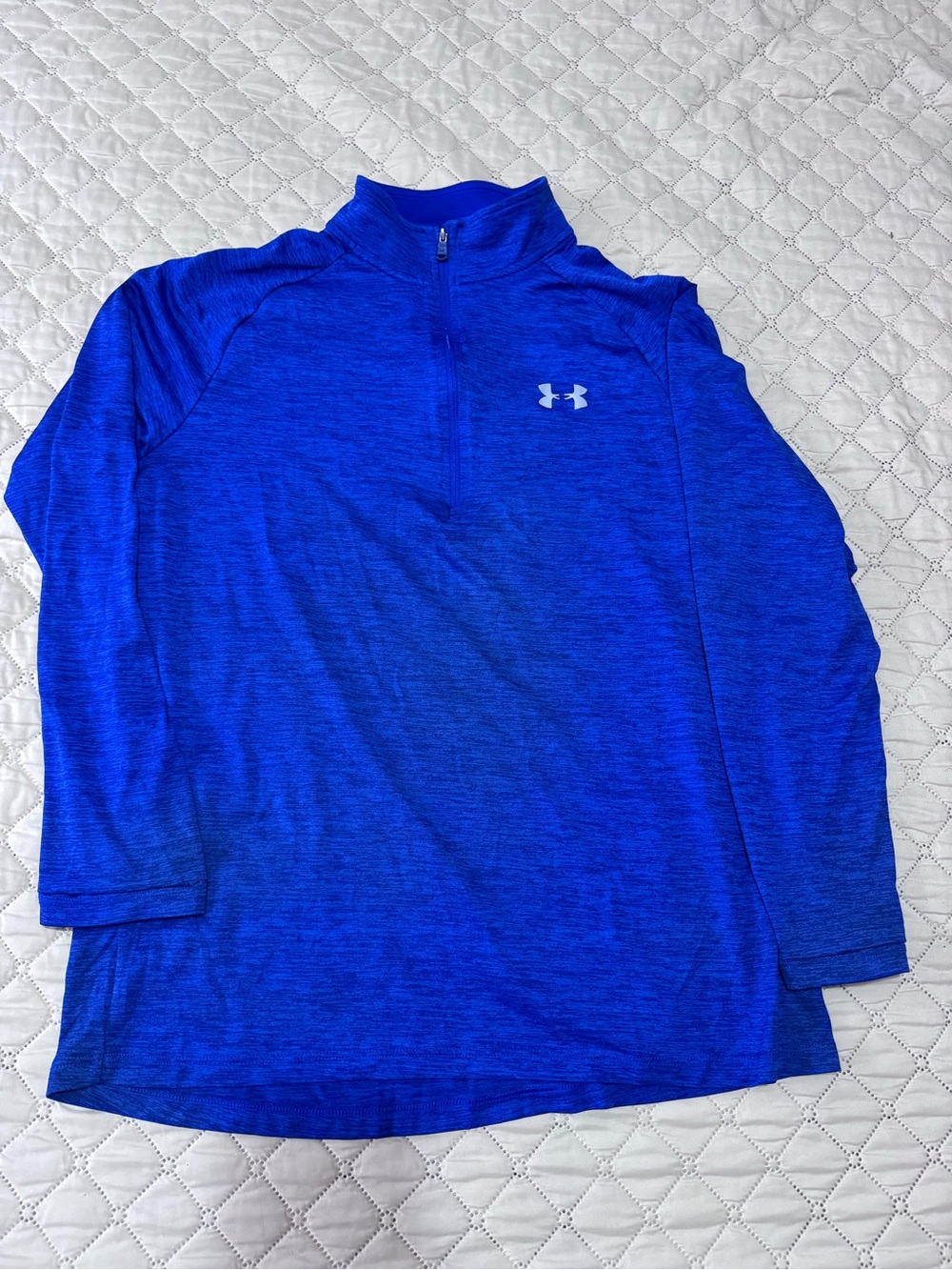 Under Armour Men’s Bright Blue 1/4 Zip Performance Pullover
